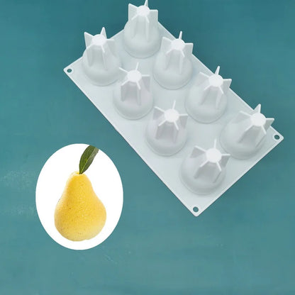 3D Lemon Shape Silicone Cake Mold — French Dessert Baking Tools for Brownies, Mousse & Pastry Decoration