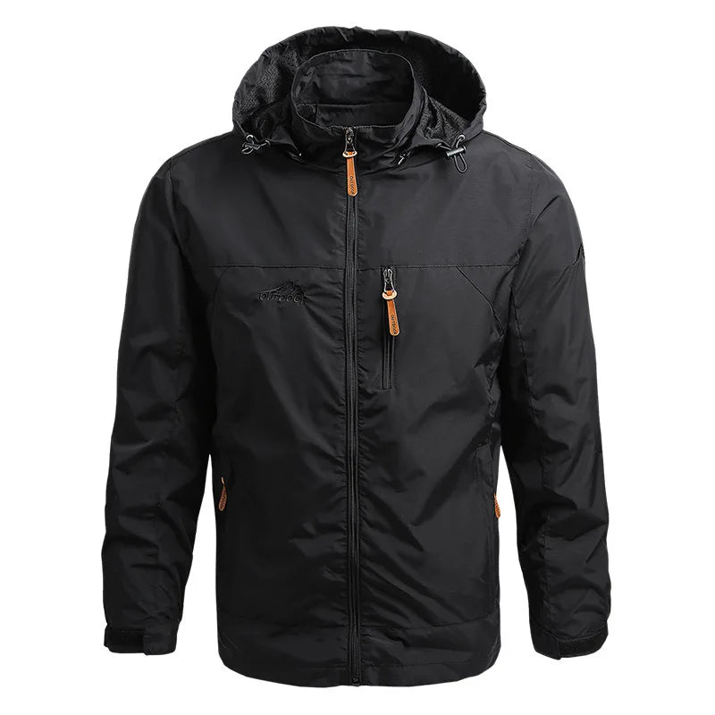 Men's Autumn Windbreaker Jacket – Oversized Windshield Coat for Spring & Outdoor Work Wear