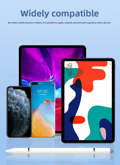 3-in-1 Magnetic Stylus Pen — Capacitive Touch Pen for iOS & Android Tablets and Smartphones, Compatible with iPad, Samsung, Xiaomi & Huawei, Drawing & Writing Tool