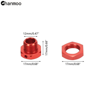 Universal 17mm Hex Nut Sleeve Wrench — Metal Coupler Tool Kit for 1/8 RC Car, Truck, Monster Truck X-Maxx & SUMMIT Parts