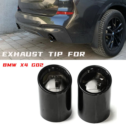 Car Exhaust Tip for BMW X3 G01 & X4 G02 — Stainless Steel Muffler Exhaust Pipe Nozzle 2019-2022