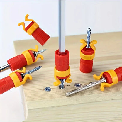 3PCS Universal Screwdriver Bit Holder Set – Screw Fixing Clamp Tool for Woodworking & Home Improvement Driving Tasks