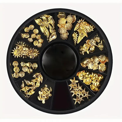 Nail Art Rhinestone Gems - Glitter Crystal Beads Manicure Decoration Accessories for Professional Nail Design
