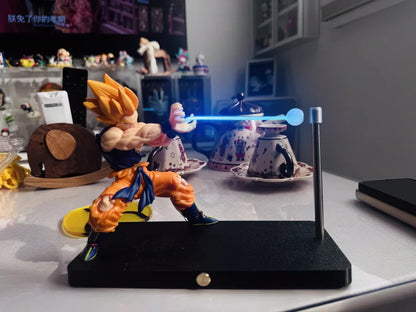 Rechargeable Dragon Ball Gogeta Lamp – Son Goku Kakarotto Kamehameha Wave Magnetic Anime Light