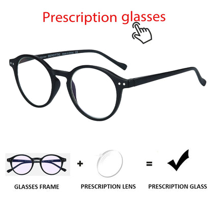 ZENOTTIC 2025 Retro Reading Glasses – Anti-Blue Light Blocking Eyeglasses for Women & Men, Diopter 0 to 4.0