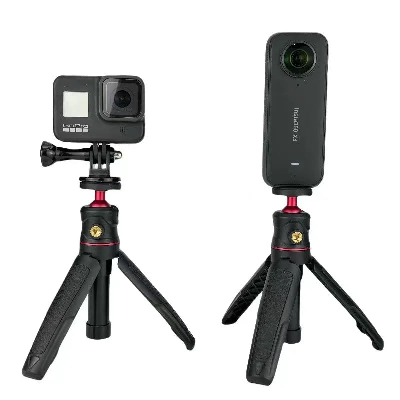 Mini Desktop Selfie Stick Tripod - Handheld Camera Stand, Portable Retractable Vlog & Phone Mount