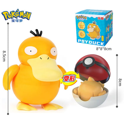 Pokemon Action Figures Set – Pikachu, Gengar, Dragonite, Snorlax & Pokeball Toys