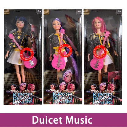 2025 Anime K-Pop Demon Hunters 30CM Vinyl Doll – Rumi Mira Zoey Birthday Gift for Girls