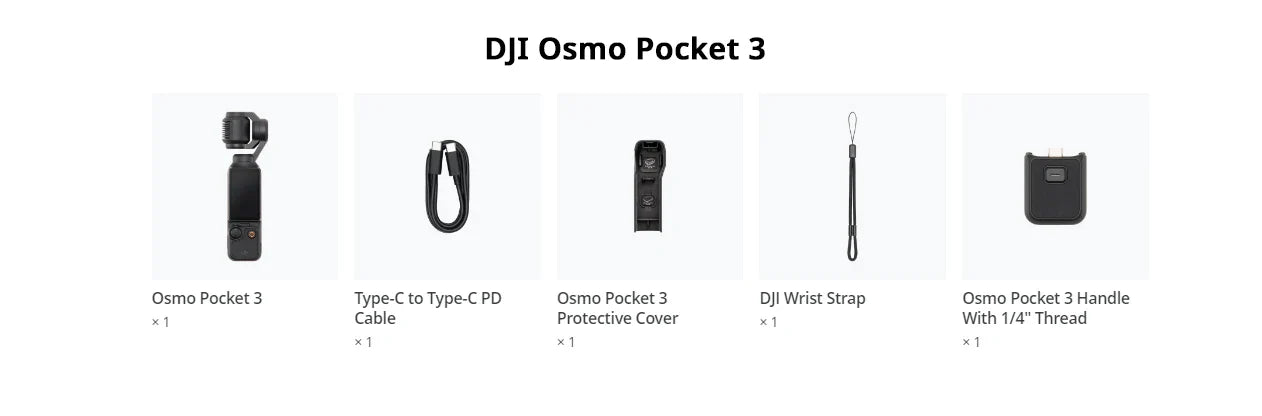 DJI Osmo Pocket 3 Gimbal Camera – 1" CMOS, Brand New, In Stock