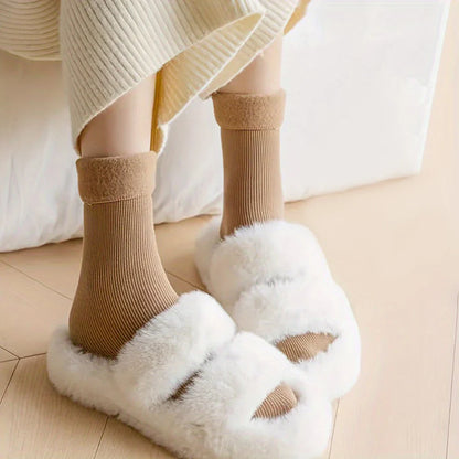 5/10/20 Pairs Women’s Winter Warm Socks — Thick Thermal Cashmere Wool Short Socks for Boots & Home