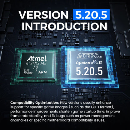 GDEMU V5.20.5 Optical Drive Emulator Kit — Remote Card Mount for SEGA Dreamcast DC Console