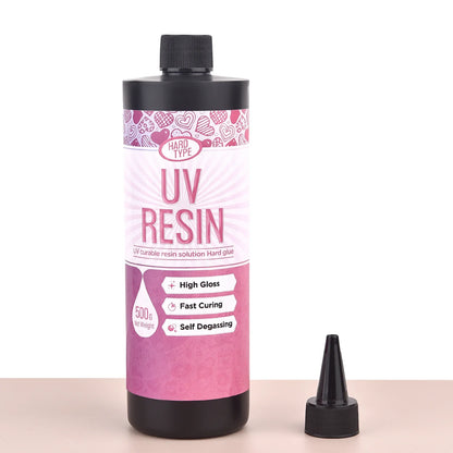 UV Epoxy Resin Glue - High Transparency Fast Drying Hard Resin Adhesive for DIY Jewelry Making & Craft Decor 20g/50g/100g