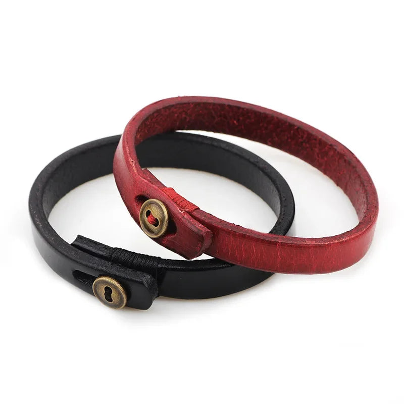 Punk Rock Hip Hop PU Leather Bracelet – Unisex Skull, Pentagram & Rivet Chain Bracelet, Trendy Party Jewelry Accessory
