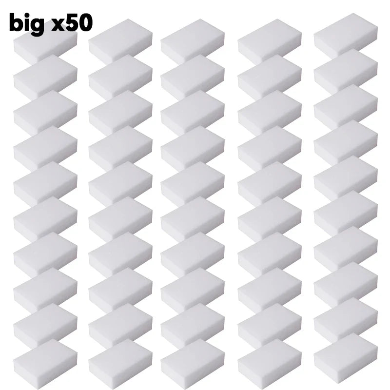 5/50PCS Melamine Magic Sponge Erasers – Cleaning Sponges for Kitchen, Bathroom & Household Cleaning Tools