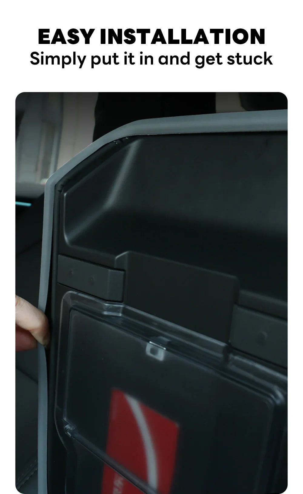 TPE Soft Center Console Armrest Cover – Compatible with Tesla Model Y Launch 2025 & Model 3 Highland 2024 Accessories