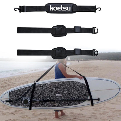 Adjustable Surfboard Shoulder Strap – Carry Sling for Paddleboard, Surfboard, Wakeboard, Kayak & Surfing Gear