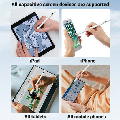 Universal Stylus Pen for Tablet – Touch Pen Compatible with iPad, Huawei, Lenovo, Samsung, Xiaomi, Redmi, Honor, Oppo, Vivo – Includes Protective Box