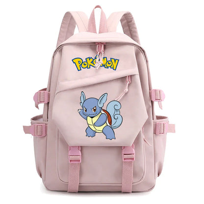 Pokemon Waterproof Women’s Backpack – Pikachu, Gengar, Snorlax Schoolbag for Girls & Students