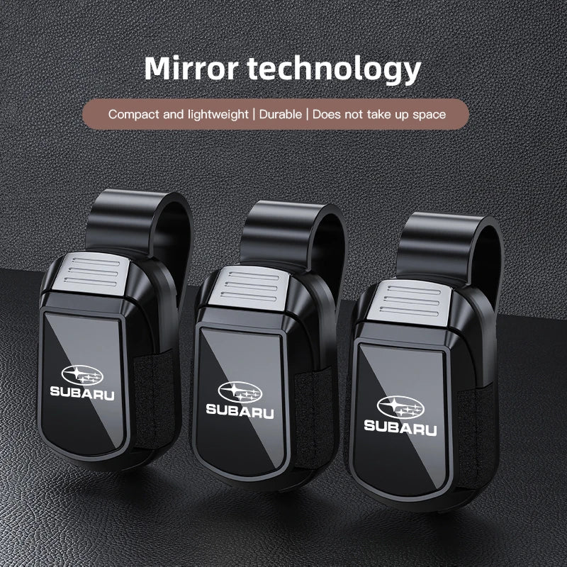 Universal Car Sunglasses Holder Clip – Auto Glasses Storage Organizer Accessory for Subaru XV Forester WRX BRZ & More Models