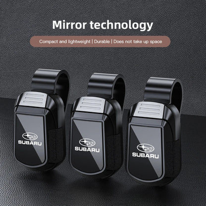 Universal Car Sunglasses Holder Clip – Auto Glasses Storage Organizer Accessory for Subaru XV Forester WRX BRZ & More Models
