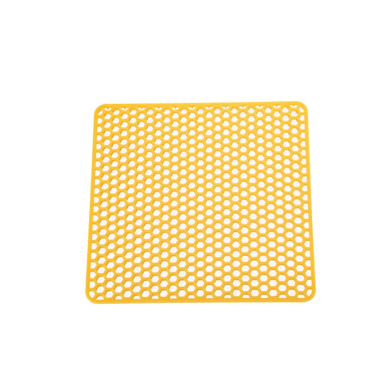 Food-Grade Silicone Hollow Insulation Mat – Non-Slip Kitchen Sink Protector & Desktop Table Mat