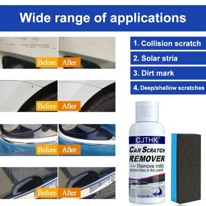 Car Scratch Remover - Auto Swirl Remover, Scratch Repair Polishing Tools, Body Grinding Compound, Anti-Scratch Wax Care