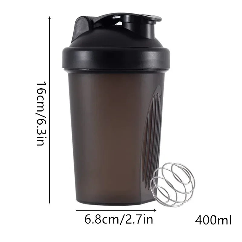 Sport Shaker Bottles – Plastic Water Cups for Whey Protein Powder | Fitness Gym Mixer and Portable Drink Cup