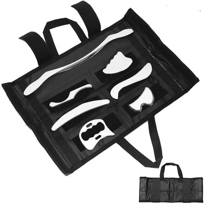 7-in-1 Stainless Steel Muscle Scraper Set – Gua Sha Deep Tissue Massage & Soft Tissue Mobilization Tools