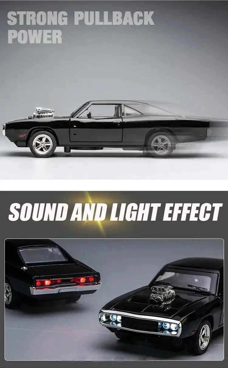 1:32 Challenger 1970 Classic Alloy Car Model – Diecast Toy Vehicle for Kids & Collector Decoration