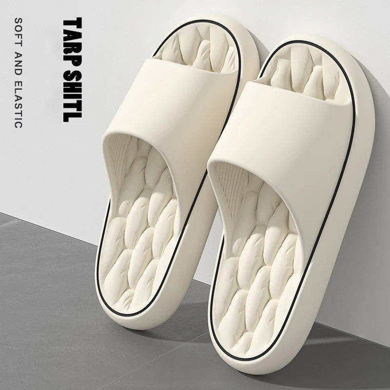 Super Light EVA Slippers – Soft Fashion Slide Sandals, Elastic Anti-Slip Indoor Bathroom Flip Flops & Casual Sneakers