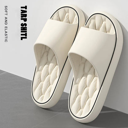 Super Light EVA Slippers – Soft Fashion Slide Sandals, Elastic Anti-Slip Indoor Bathroom Flip Flops & Casual Sneakers