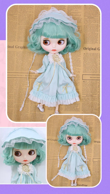 ICY DBS Blyth Doll – 1/6 Joint Body BJD Anime Doll, 30cm White Skin Matte Face Special Combo Toy