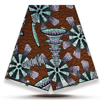 High Quality African Wax Print Fabric - 100% Cotton Soft Ankara Real Wax Fashion Material