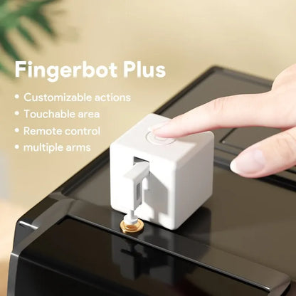 Tuya Zigbee Bluetooth Fingerbot Plus — Smart Button Pusher Switch Bot, Works with Alexa, Google Home & Smart Life App