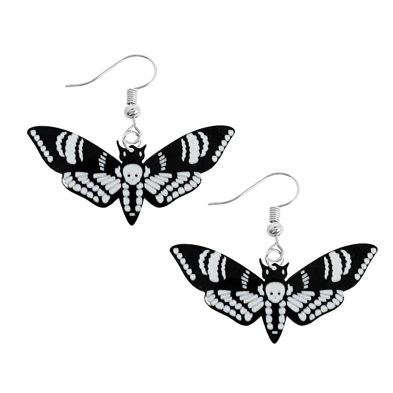 Cute Animal Acrylic Drop Earrings - Funny Custom Jewelry Gifts for Women & Girls with Rabbit, Parrot, Frog & Butterfly Designs
