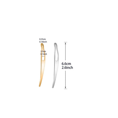 9-Piece Bent Latch Hook Set – Crochet Needles for Dreadlocks, Braiding, Hair Extensions