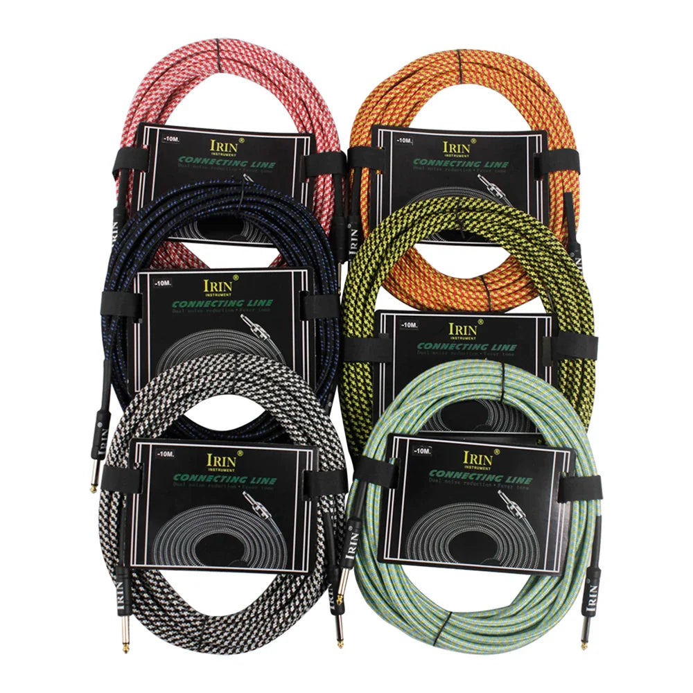 IRIN 3M Guitar Cable - No Noise Audio Wire Cord, Stringed Instrument Accessories for Electric Guitar Bass
