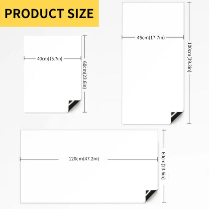 Magnetic Dry Erase Chalkboard Contact Paper – Soft Whiteboard Wall Sticker for Home Office & Teaching