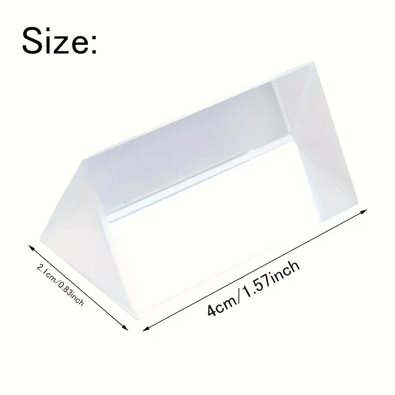 Educational Glass Prism – Spectral Reflection Science Teaching & Photography Tool