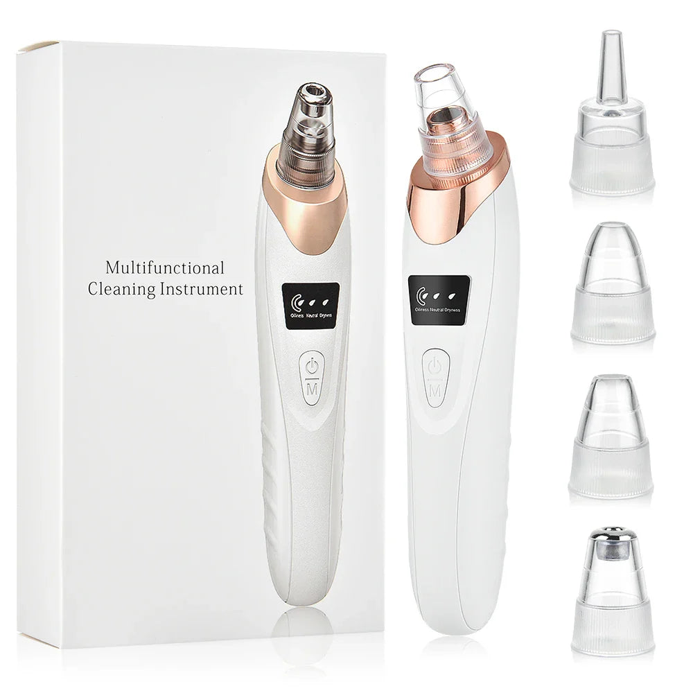 3-Mode Blackhead Remover Vacuum – Facial Pore Cleaner & Dead Skin Removal Beauty Tool