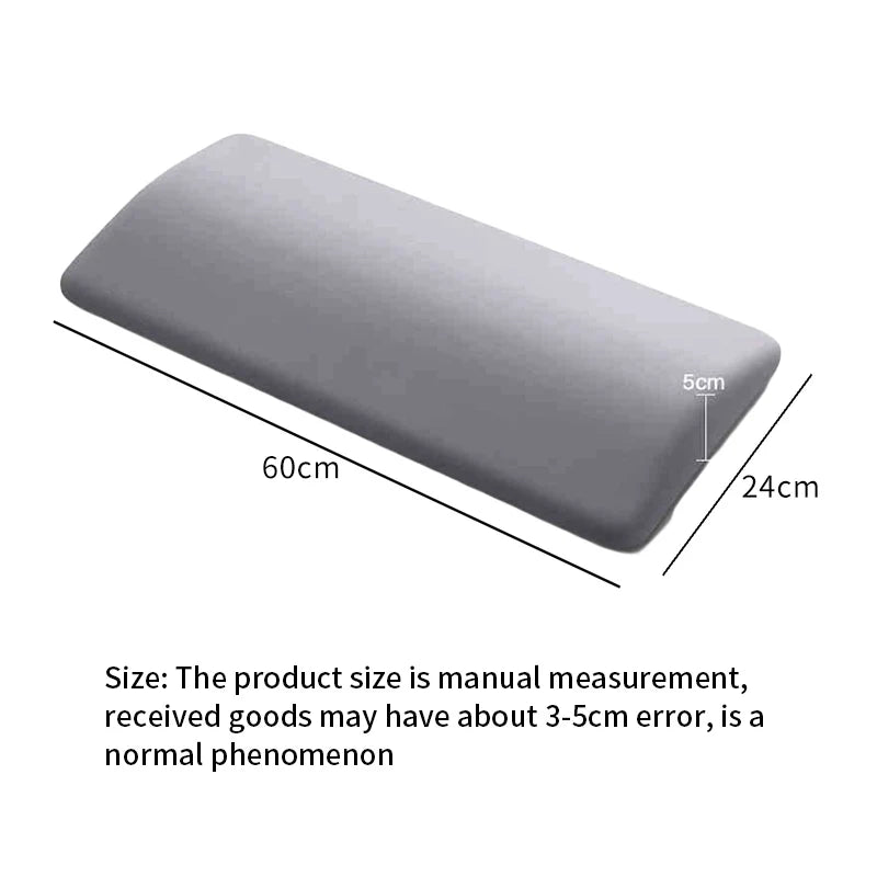 Lumbar Support Memory Foam Pillow — Back & Waist Cushion for Sleeping, Lower Back Pain Relief