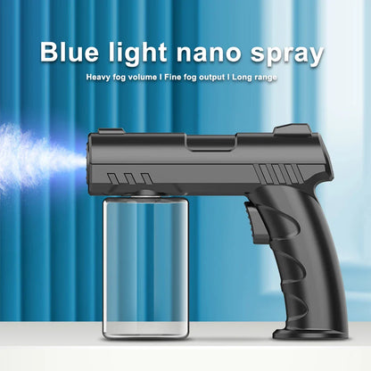 280ML Barber Nano Blue Light Sprayer — Wireless USB Electric Aftershave Steam Spray & Disinfection Gun Atomizer