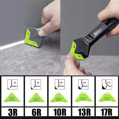 5-in-1 Silicone Sealant Remover and Caulk Finisher Kit - Grout Seam Repair and Smooth Removal Hand Tools Set