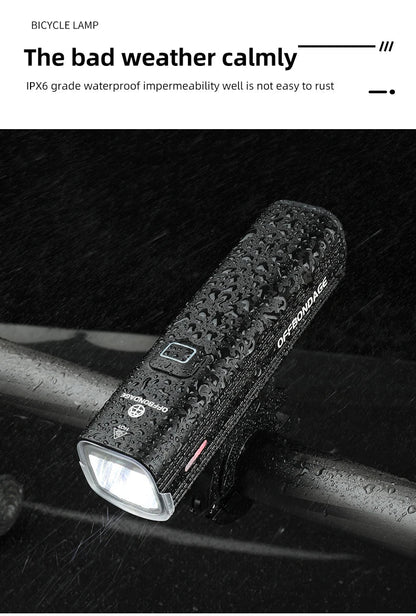 OFFBONDAGE 1000 Lumen Bicycle Light - USB Charging Bike Headlight & Power Bank | MTB & Road Highlight Flashlight for Handlebar
