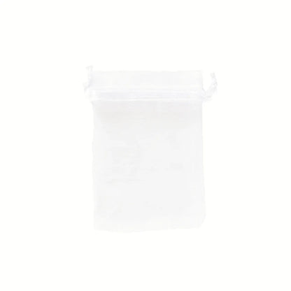 50pcs Gold Drawstring Bags – Jewelry, Candy, and Gift Pouches for Small Business Packaging