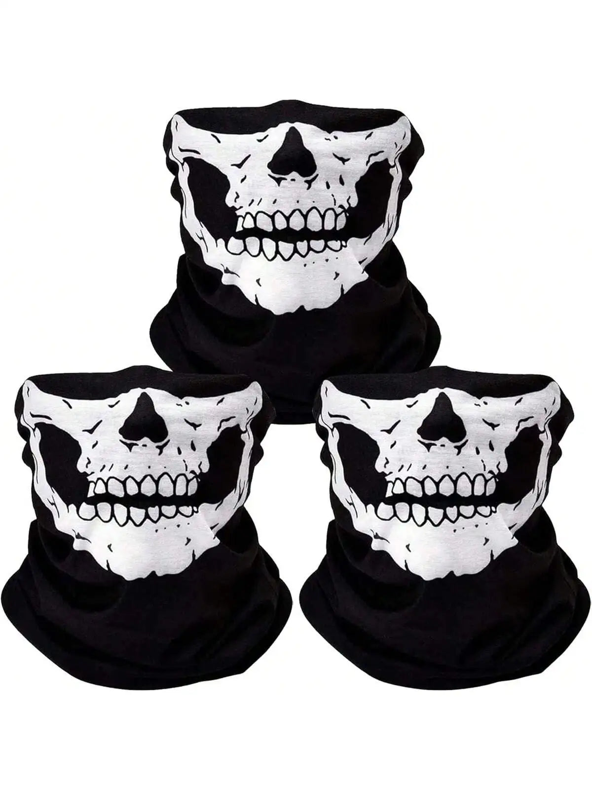 Breathable Skull Mask Balaclava - Seamless Headwear Scarf for Protection and Comfort