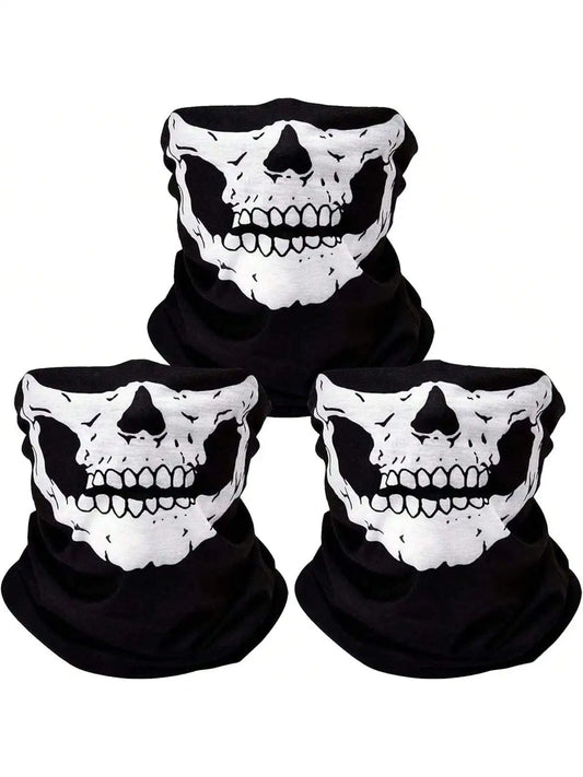 Breathable Skull Mask Balaclava - Seamless Headwear Scarf for Protection and Comfort
