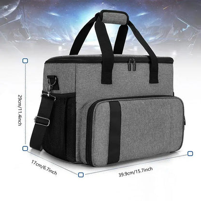 PS5 Controller Travel Bag — Hard Shell Game Console Carrying Case with Multiple Storage Pockets
