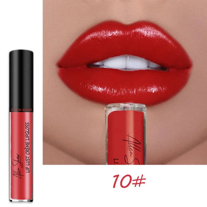 12-Color Waterproof Long-Lasting Lipstick Set – Sexy, Moisturizing Vivid Lip Gloss for Women Makeup