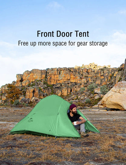 Naturehike Cloud Up 2-Person Camping Tent – Waterproof, Ultralight, Easy Build Beach Tent for Hiking & Backpacking Outdoors